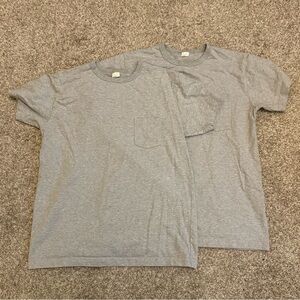3sixteen Heavyweight Pocket T-shirt Grey Large